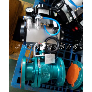 Q641F46氣動襯氟球閥