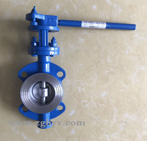 D73H手柄式對(duì)夾式硬密封蝶閥