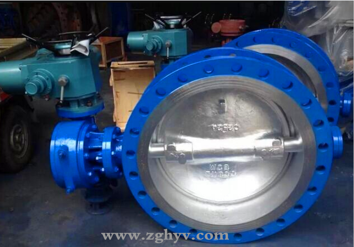 雙偏心電動法蘭蝶閥