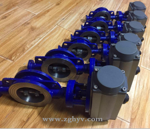 D673H氣動對夾蝶閥